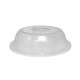 Couvre-assiette haut transparent